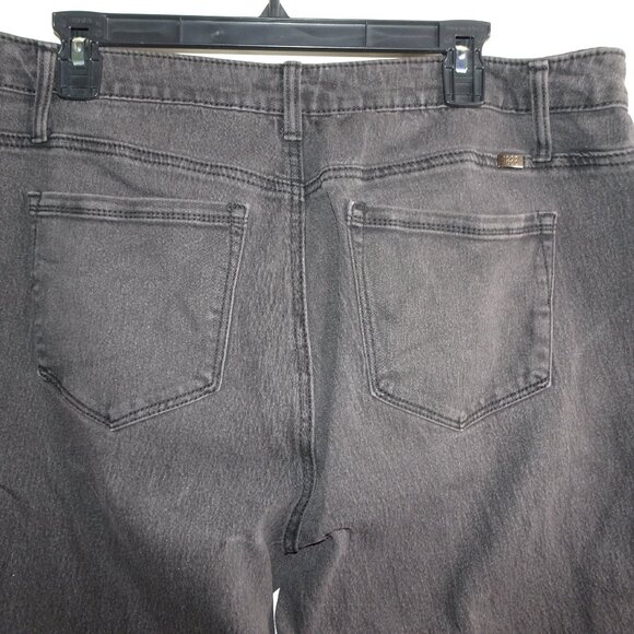 1822 Denim Black Skinny Jeans Ankle Length Plus Size 18W - Picture 4 of 6
